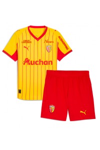 Fotbalové Dres RC Lens Dětské Domácí Oblečení 2025-26 Krátký Rukáv (+ trenýrky)